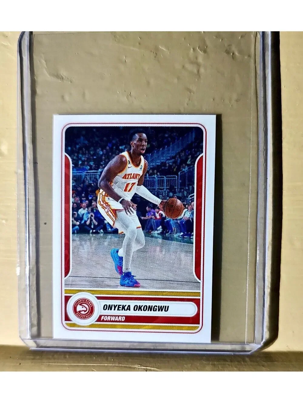 2023-24 Onyeka Okongwu Panini NBA Basketball #111 Sticker Atlanta Hawks